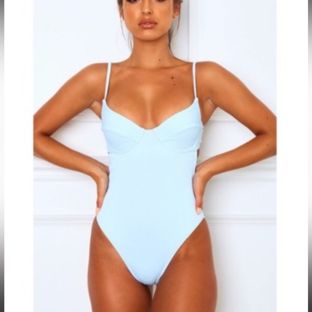 White fox by Sarah’s day mermaid one piece
